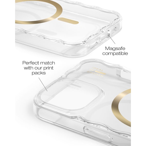 Frame Case MagSafe iPhone 13 / 14 / 15 / 16e Clear Transparent