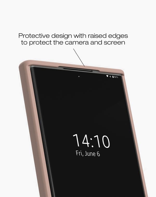Silicone Case Galaxy S24 Ultra Blush Pink Rosa