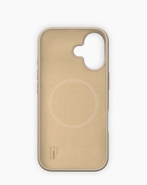 Silicone Case MagSafe iPhone 17 Perfect Beige Beige