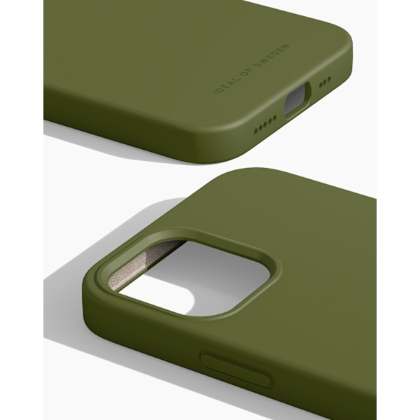 Silicone Case MagSafe iPhone 12 / 12 Pro Khaki