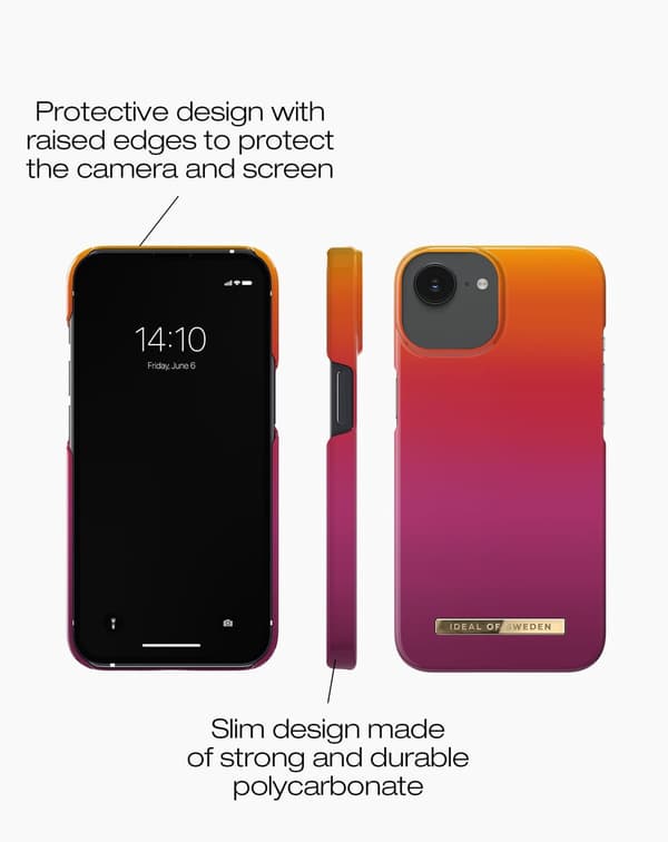 Printed Case MagSafe iPhone 13 / 14 / 16e / 17e Vibrant Ombre MultiColor