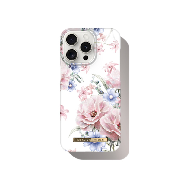Printed Case iPhone 15 Pro Max Floral Romance White