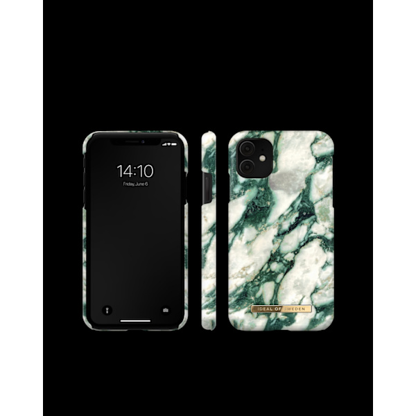 Printed Case iPhone 11 / XR Calacatta Emerald Marble Green