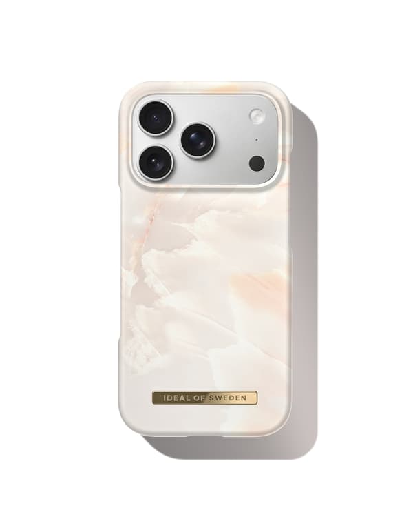 Printed Case MagSafe iPhone 17 Pro Max Rose Pearl Marble Rosa
