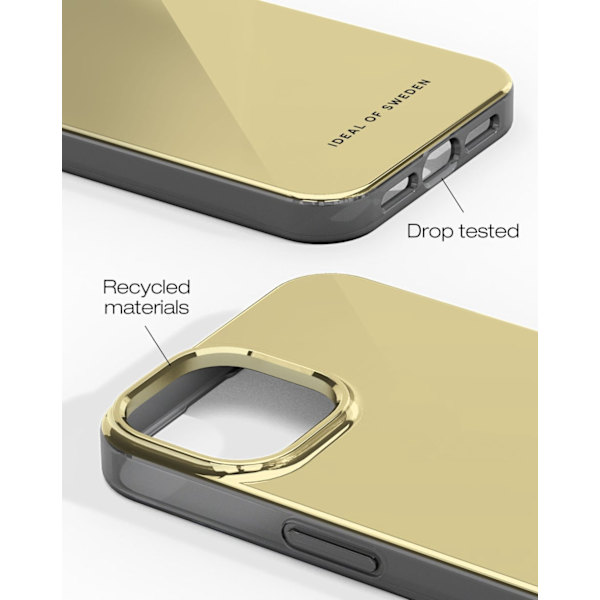 Mirror Case iPhone 15 Plus Mirror Gold Guld