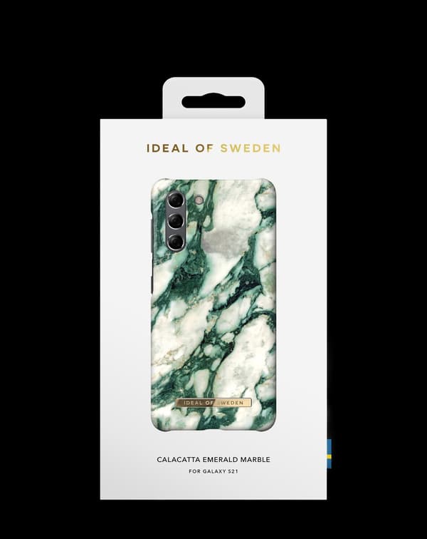Printed Case Galaxy S21 Calacatta Emerald Marble Greed