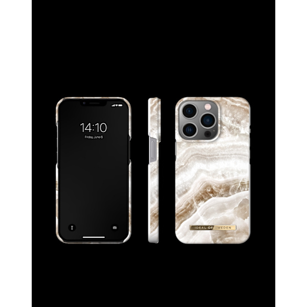 Printed Case iPhone 13 Pro Clear Quartz Brown