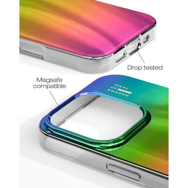 Mirror Case MagSafe iPhone 16 Pro Rainbow