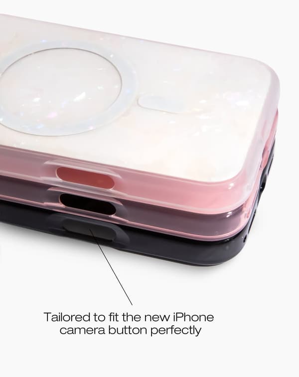 Pearlised Case MagSafe iPhone 16 Pro Pink