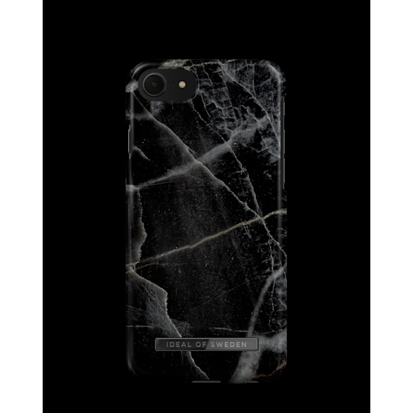 Printed Case iPhone 8 / 7 / 6 / 6S / SE Black Thunder Marble Black