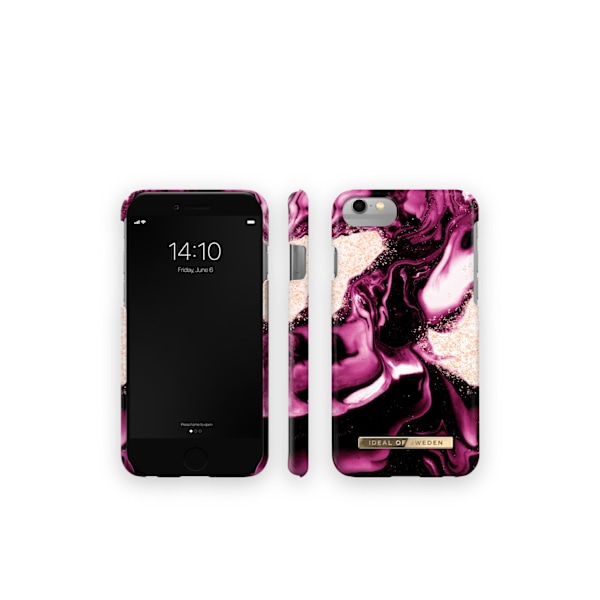 Printed Case iPhone 8 / 7 / 6 / 6S / SE Golden Ruby