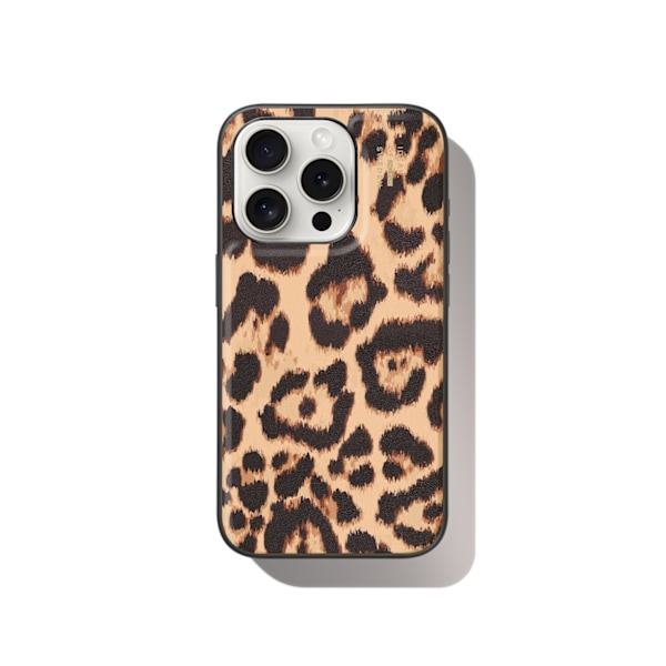 Vegan Leather Case MagSafe iPhone 15 Pro Timeless Leo multifärg