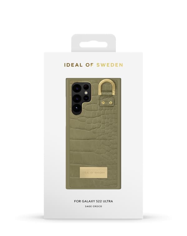 Atelier Case Galaxy S22 Ultra Sage Croco Green