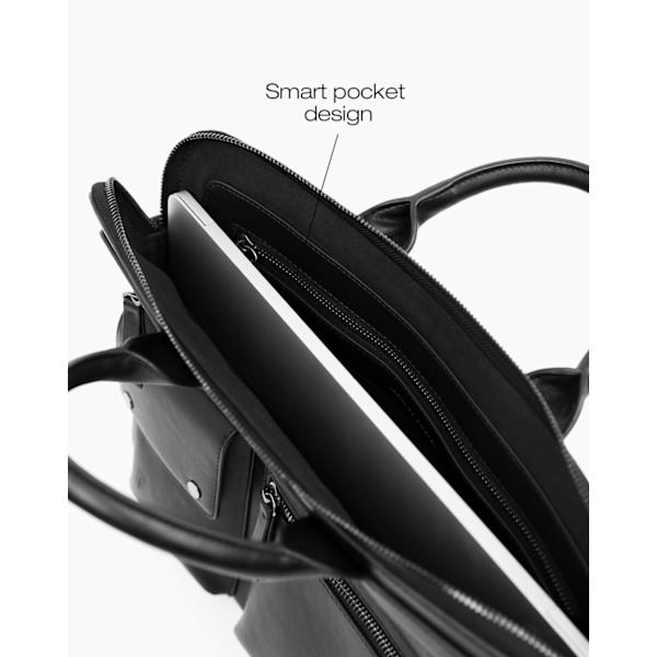 Unity Messenger Laptop Bag Eagle Black