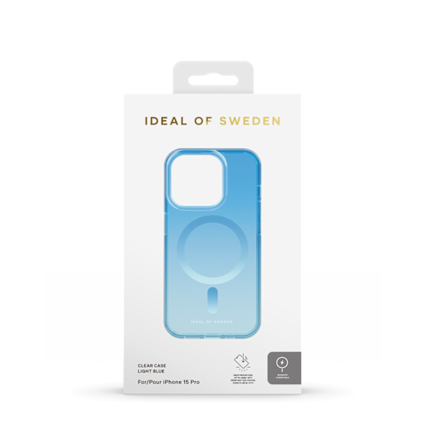 Clear Case MagSafe iPhone 15 Pro Light Blue Light blue