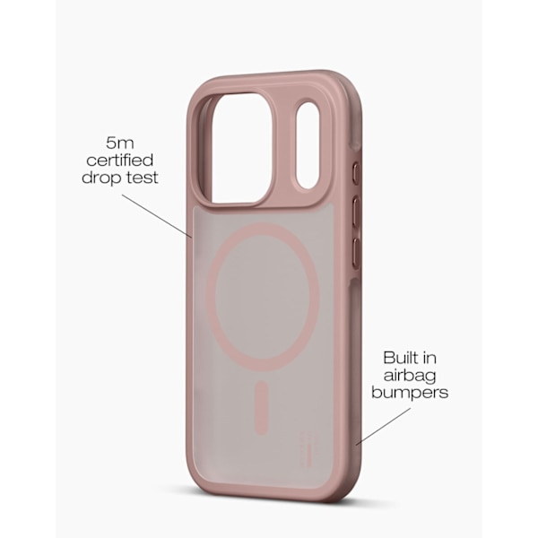 Ideal Bumper Case MagSafe iPhone 17 Pro Max Blush Pink Pink