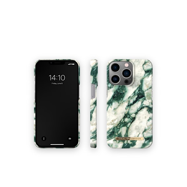 Printed Case iPhone 13 Pro Calacatta Emerald Marble Green