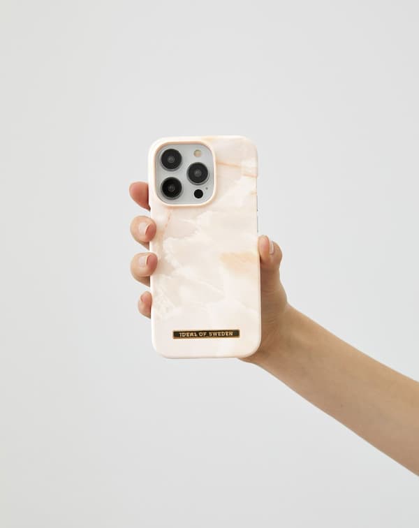Printed Case iPhone 16 Pro Rose Pearl Marble
