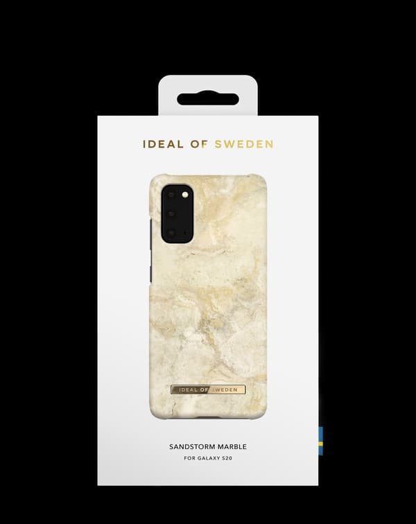 Printed Case Galaxy S20 Sandstorm Marble Beige