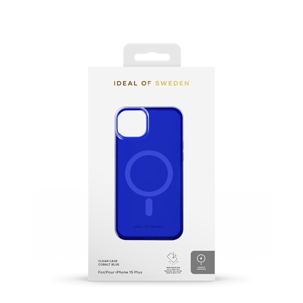 Clear Case MagSafe iPhone 15 Plus Cobalt Blue