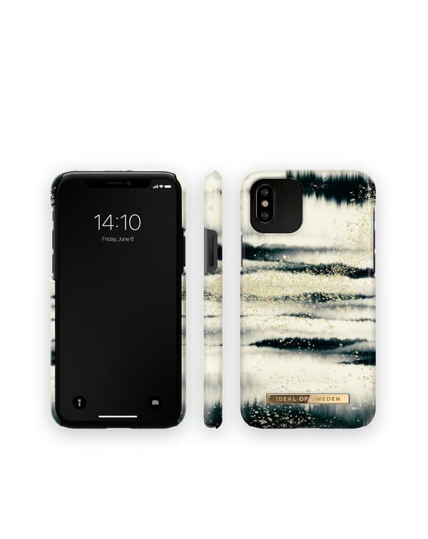 Printed Case iPhone 11 Pro / XS / X Golden Tie Dye White