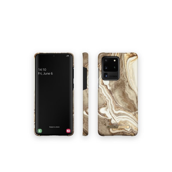 Printed Case Galaxy S20 Ultra Golden Sand Marble