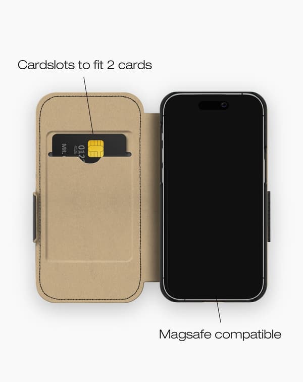 Folio MagSafe Wallet iPhone 14 Pro Black Black