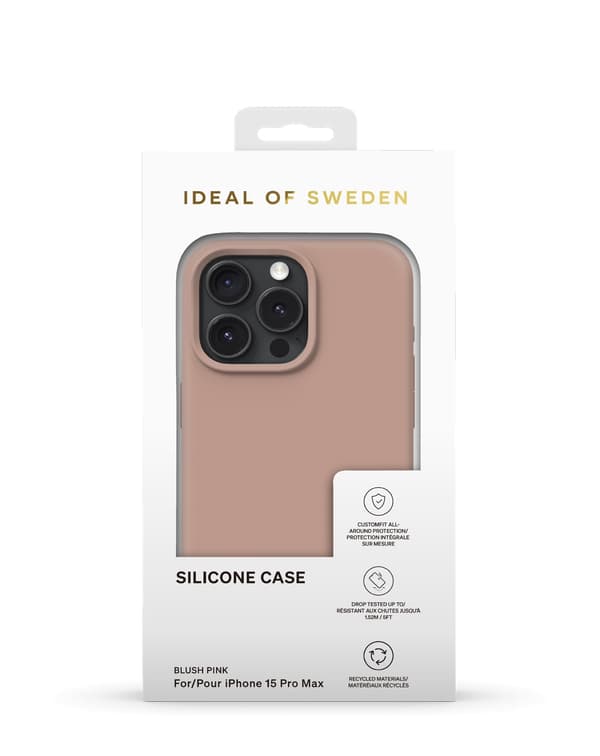 Silicone Case iPhone 15 Pro Max Blush Pink Pink