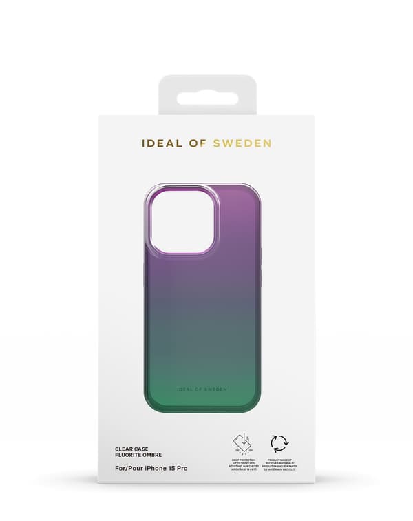 Clear Case iPhone 15 Pro Fluorite Ombre multifärg