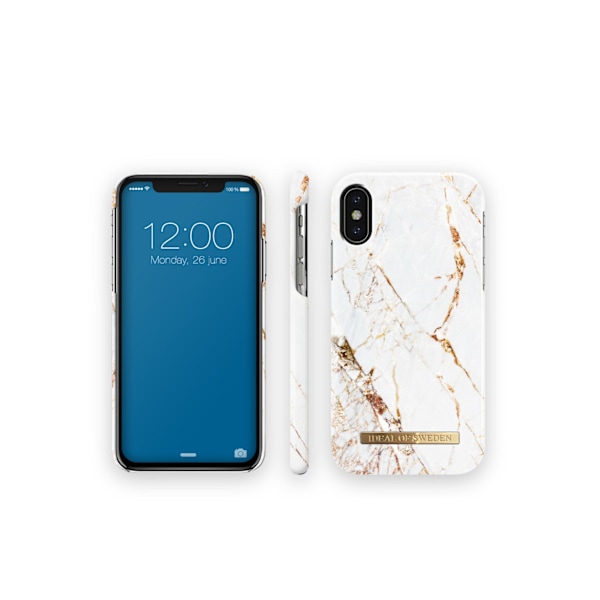 Printed Case iPhone X / XS Carrara Gold
