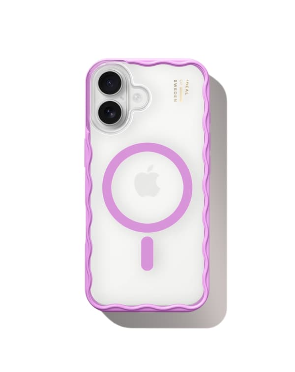 Wavy Case MagSafe iPhone 17 Pink Pink