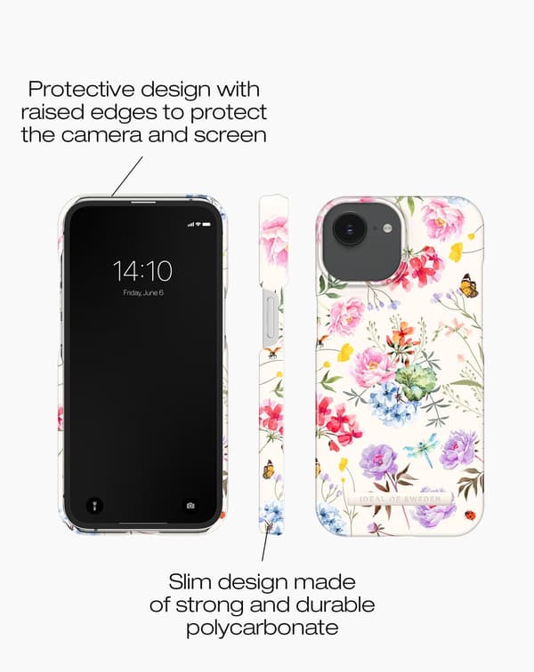 Printed Case MagSafe iPhone 13 / 14 / 16e / 17e Forever Flower multifärg