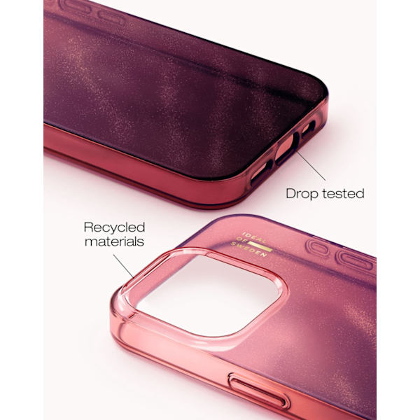 Clear Case iPhone 15 Pro Max Cherry Lacquer Röd