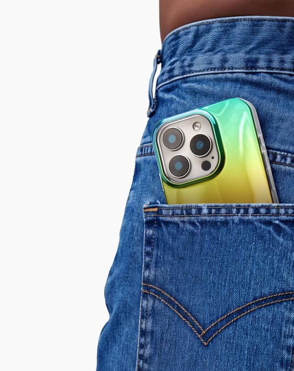 Mirror Case iPhone 13 / 14 / 15 / 16e / 17e Rainbow MultiColor
