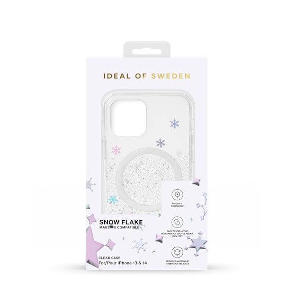 Clear Case MagSafe iPhone 13 / 14 Snowflake