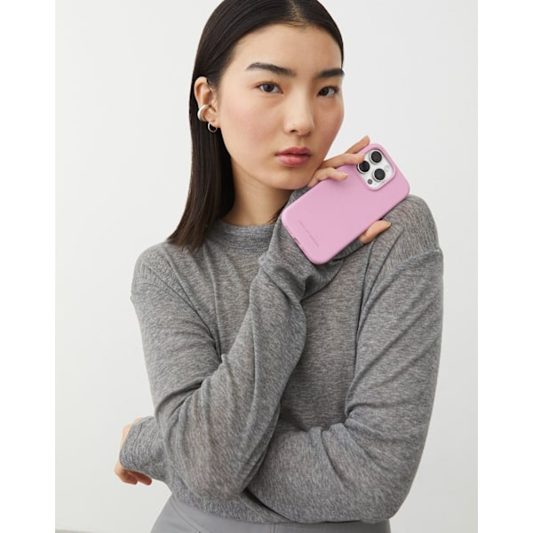 Silicone Case MagSafe iPhone 15 Plus Bubblegum Pink Rosa