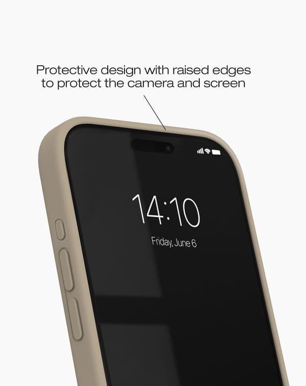 Silicone Case iPhone 15 Pro Max Perfect Beige Beige