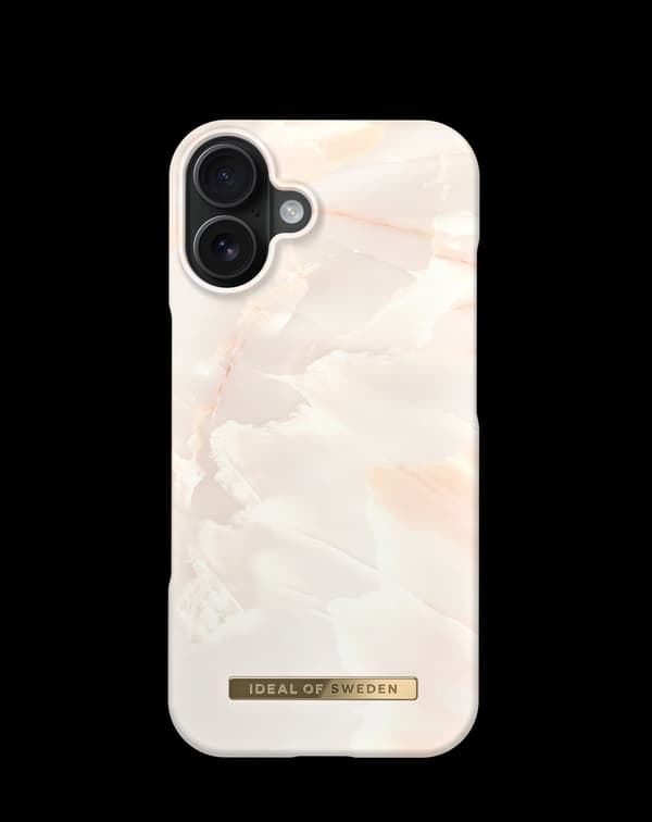 Printed Case MagSafe iPhone 16 Plus Rose Pearl Marble