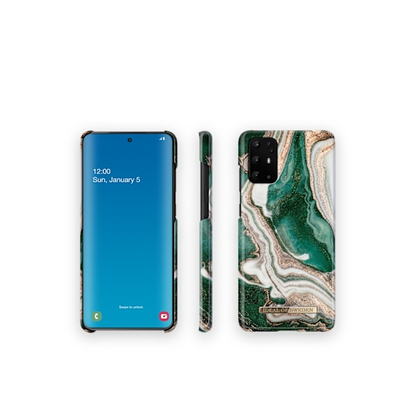 Printed Case Galaxy S20 Plus Golden Jade Marble