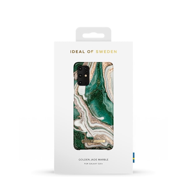 Printed Case Galaxy S20 Plus Golden Jade Marble