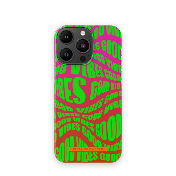 Printed Case iPhone 14 Pro Max Good Vibes Fashion Case iPhone 14PM Good Vibes