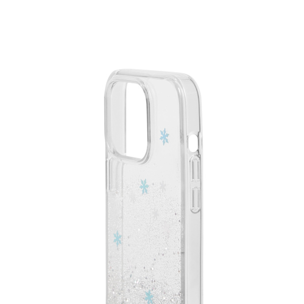 Clear Case iPhone 15 Pro Max Snowflake Silver
