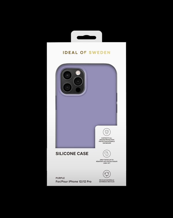 Silicone Case iPhone 12 / 12 Pro Purple Purple