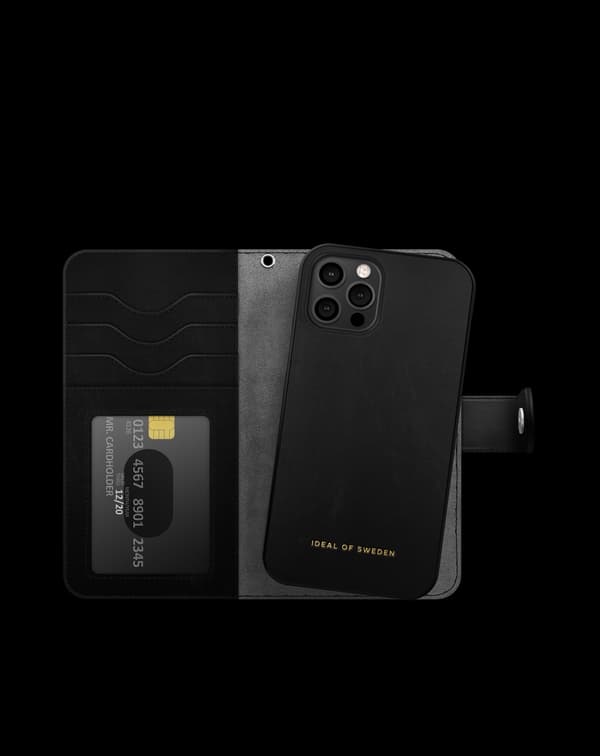 Magnet Wallet+ MagSafe iPhone 12 / 12 Pro Black Black