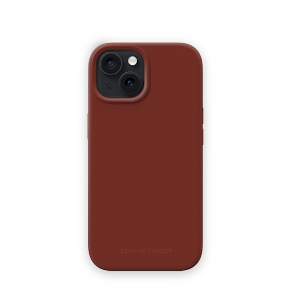 Silicone Case iPhone 13 / 14 / 15 / Dark Amber Brown