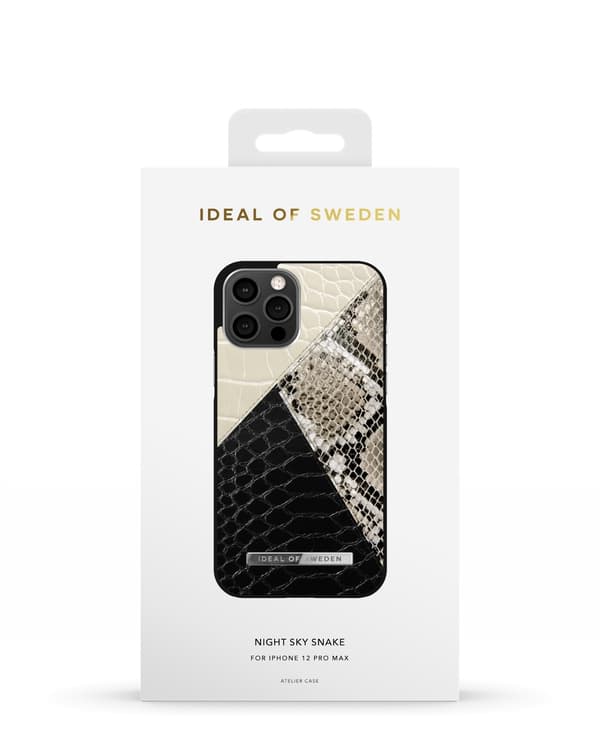 Atelier Case iPhone 12 Pro Max Night Sky Snake Beige