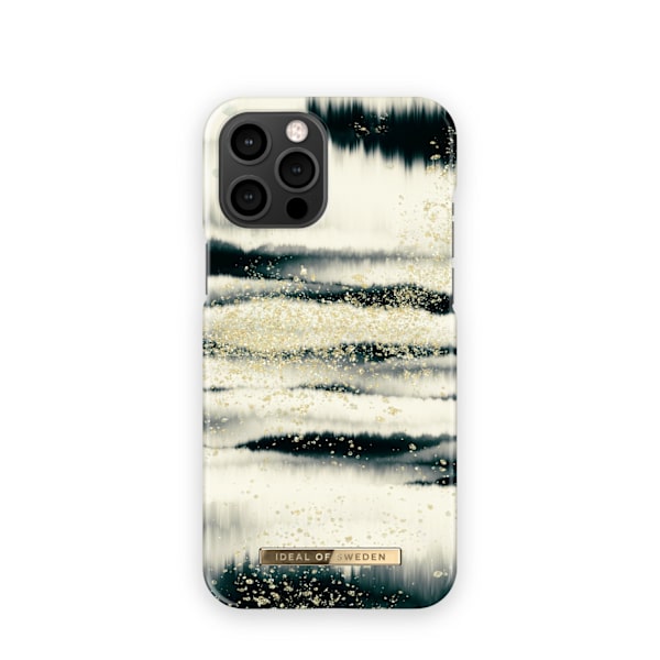 Printed Case iPhone 12 Pro Max Golden Tie Dye White