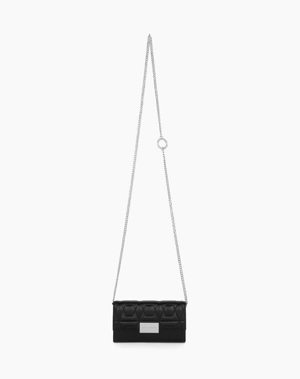 Statement Clutch iPhone 11 / XR Quilted Black Black