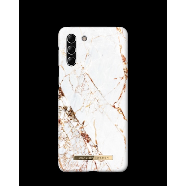 Printed Case Galaxy S21 Plus Carrara Gold White