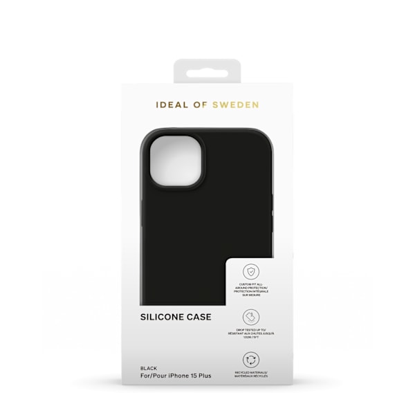 Silicone Case iPhone 15 Plus Black